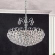 Candelabru modern cristal crom 6xE27/60W, Kristall Klassisch LU 2410/6/55 Chrom Orion